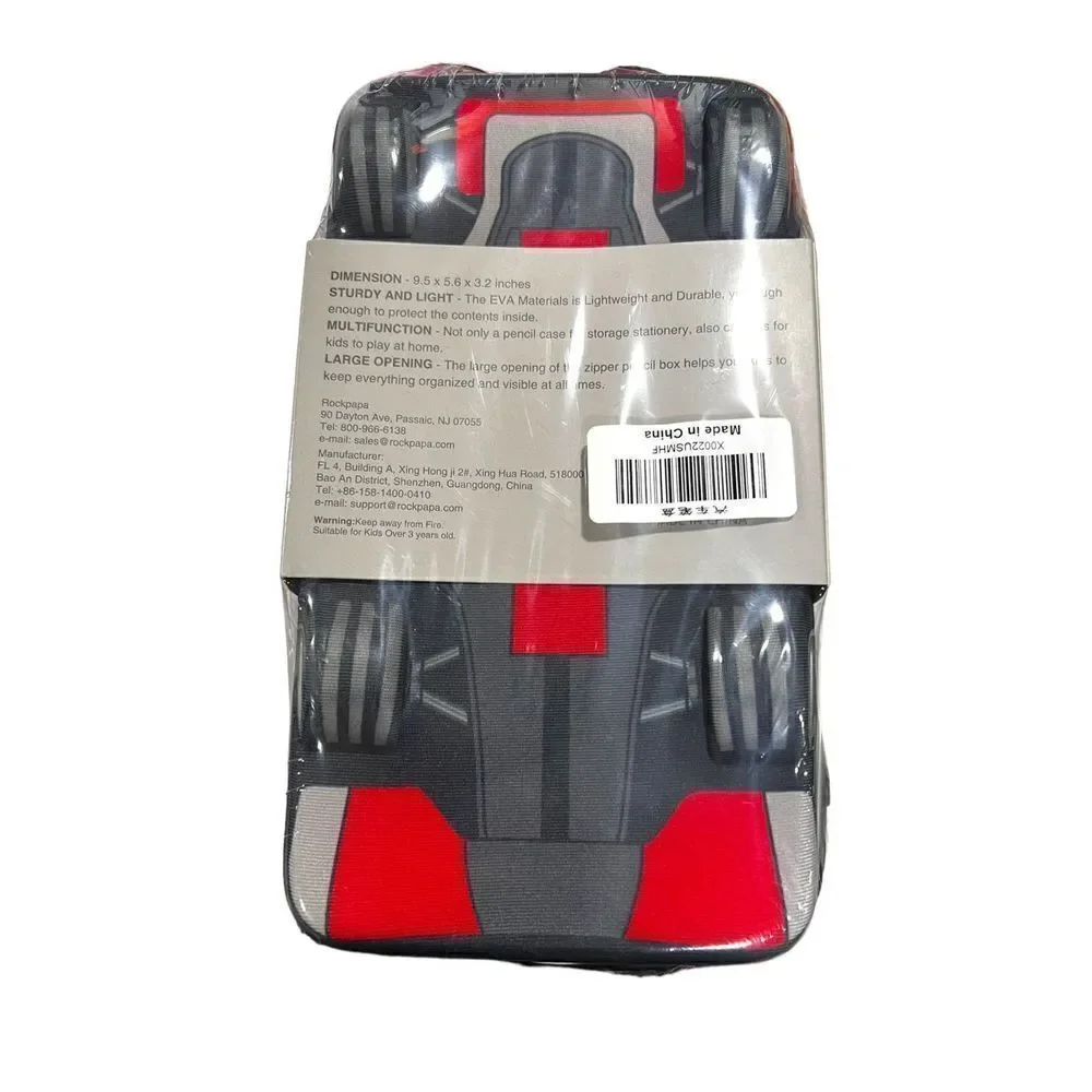 Racer Car Pencil Case for Kids, Boys and Girls